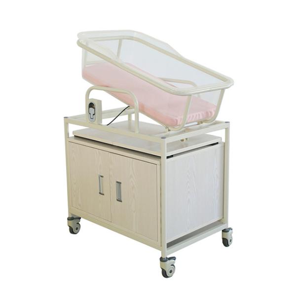 Quality ABS Bassinest 810MM Newborn Baby Hospital Bed Hospital Baby Crib Cot With Cabinet for sale