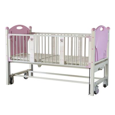 China Powder Coated Kids Hospital Bed With Detachable ABS Head Foot for sale