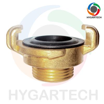 China Brass Claw Lock Coupling Male Threaded Hose Fitting for sale