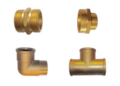 China Forging Brass IPS Thread Pipe Fitting Working Pressure Max 20 Bar Elbow Tee for sale