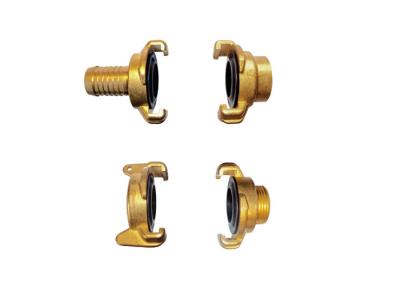 China Brass Italy Type Claw-lock Quick Hose Coupling for Washing / Garden Watering for sale