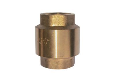 China Brass European Type In Line Check Valve IPS Female Thread Ends for sale
