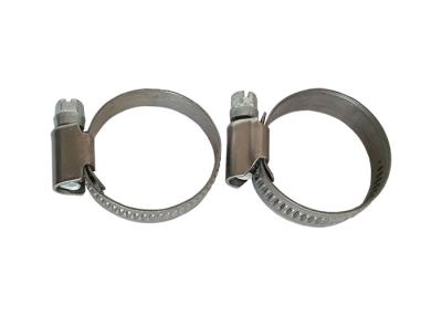 China Stainless Steel Band & Zinc Plated Screw  Hose Clamp with Welding 9mm Bandwith Germany Type, W2 for sale