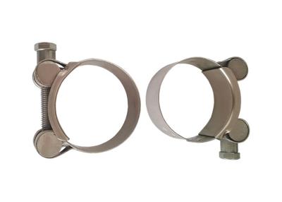 China Stainless Steel Unitary Hose Clamp Wide Bandwidth W4 for sale