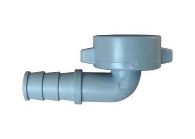 China Conector de dos piezas de la manguera del hilo femenino del PA del nilón plástico, codo del 90° en venta