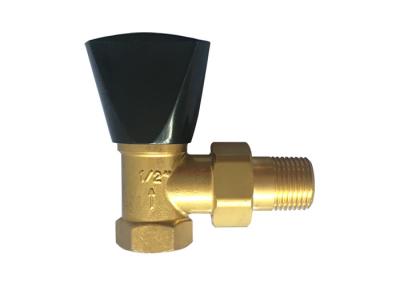 China Hard Seal Brass Needle Angle Valve Male x Female Thread For Hydraulic Industry for sale