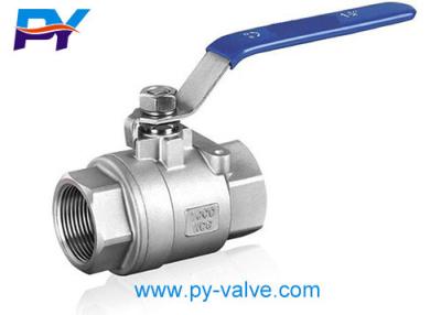 China 2PC stainless steel screwed valve  1000PSI for sale