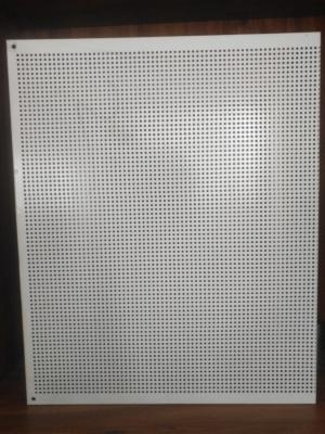 China Soundproof And Fireproof Aluminum Metal Perforated Sheet Clip In Ceiling for sale