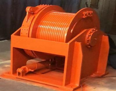 China Lebus Grooved Hydraulic Crane Winch Drum For Winding Wire Rope for sale