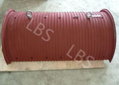 China Half Split LEBUS Sleeves Wrapped Winch Drum Material Polymer Nylon Or Steel for sale