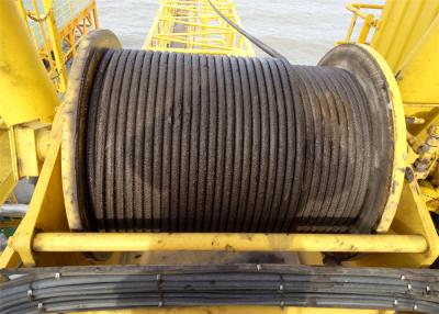 Chine Douille Crane Winch Wire Rope hydraulique de tambour de Lebus de haut polymère à vendre