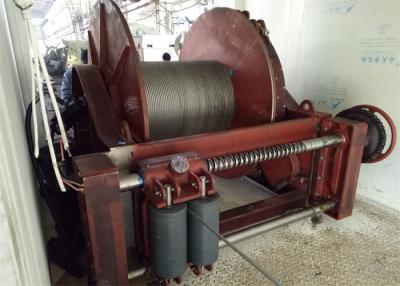 China 500 KN Grooved Drum Electric Rope Winch With Guide Roll For Construction Or Marine for sale