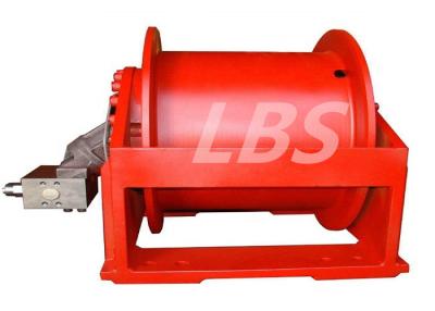 China High Speed 12 KN Hydraulic Crane Winch Carbon Steel High Capacity for sale