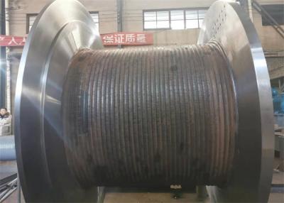 China A corda de fio resistente libras de Crane Parts Cable Winch Drum 40mm da torre sulcou à venda