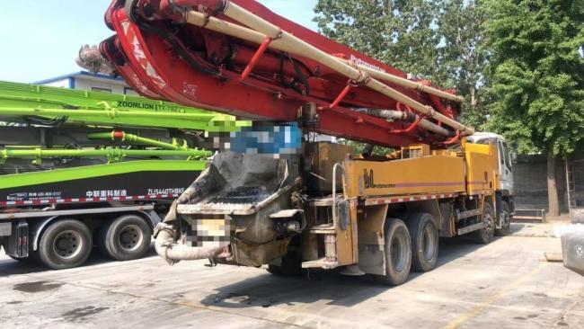 Putzmeister Concrete Pump 42m on I Suzu for Batching Plant