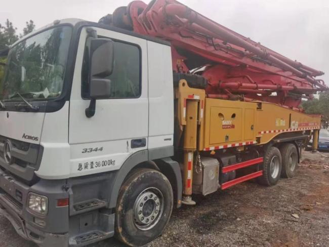 2018 Used Mobile Heavy Equipment Benz Chassis 49 Meter Concrete Pump
