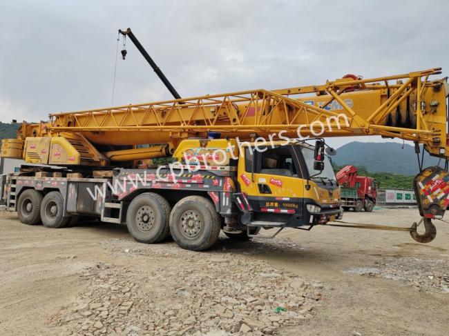All-Terrain 2014 Xg 80ton Used Mobile Truck Crane Construction Machinery