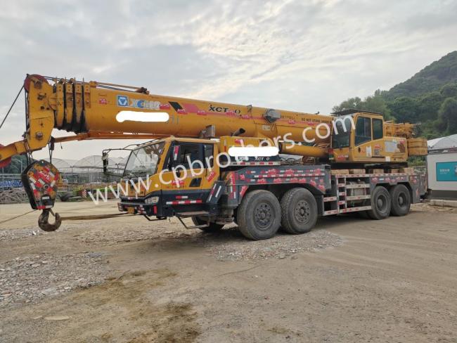 All-Terrain 2014 Xg 80ton Used Mobile Truck Crane Construction Machinery
