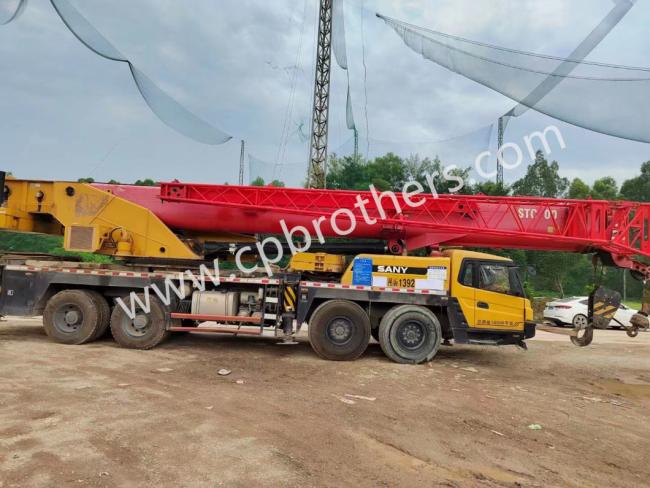 Hydraulic Used Truck Crane 2017 Sy 80ton Under Good Condition