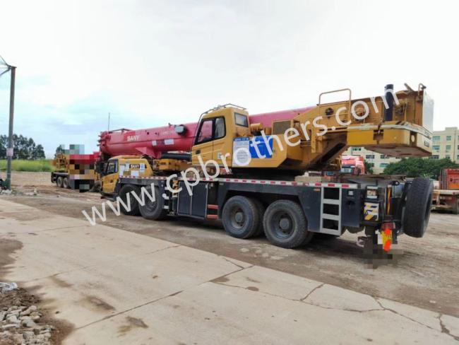 Hydraulic Used Truck Crane 2017 Sy 80ton Under Good Condition