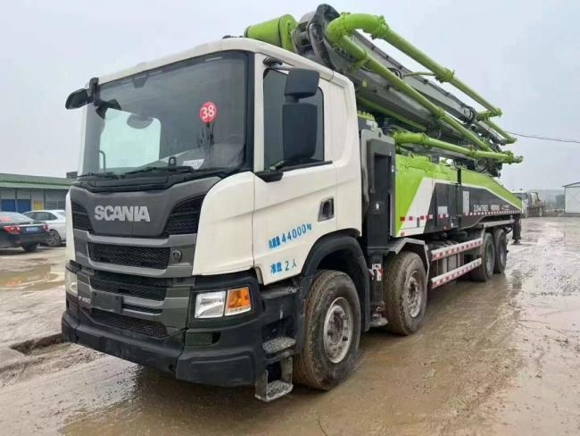 Construction Equipment Supplier Stationary Concrete Pump Used Unit Zoomlion 56meter
