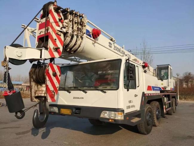 Used Truck Crane Zoomlion Mobile Crane 50ton Year 2010