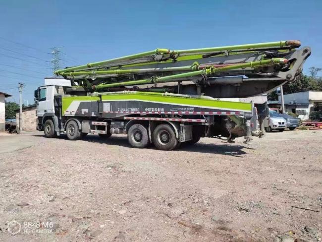 Concrete Bathching Plant Used Zoomlion 56 Meter Pump Truck