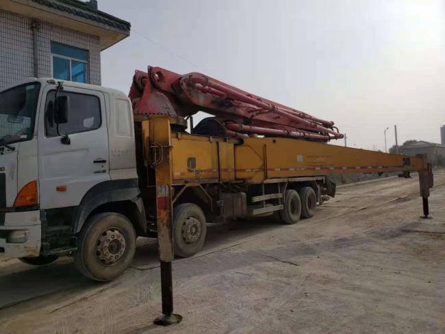 Construction Machine Used Putzmeister 49 Meter Boom Pump