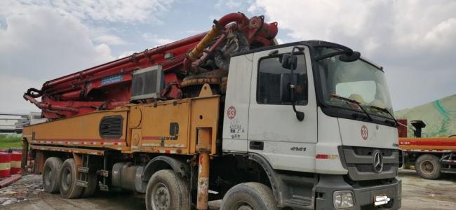 Used Pump Truck Putzmeister 56 Meter Used Heavy Equipment for Concrete