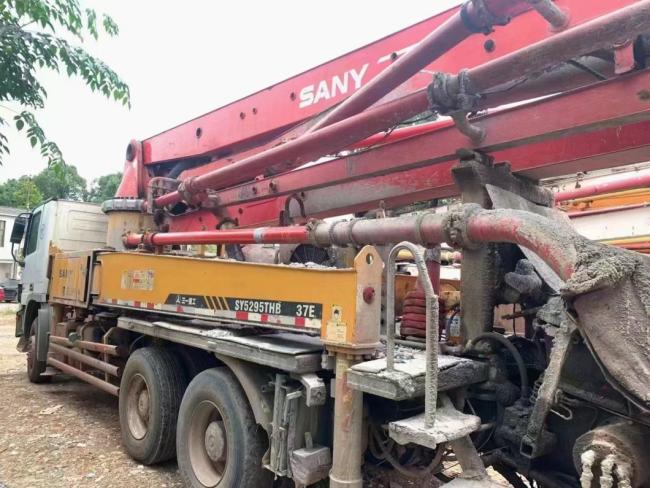 Concrete Pump Machine Sy 37 Concrete Mixer Truck Pump