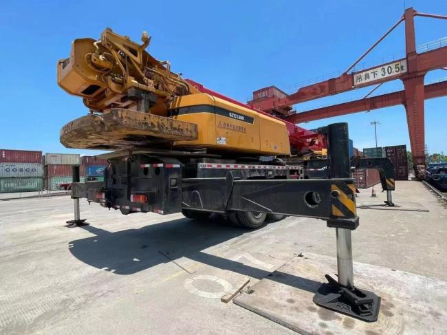 Uesd Crane 90 Ton Mobile Truck Crane with Telescopic 5 Section Boom All Terrain Crane Factory Price
