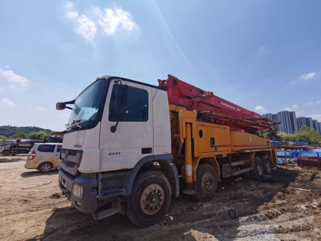 Used Putzmeister 42 Meter Concrete Pump Truck Second Hand Construction Machine