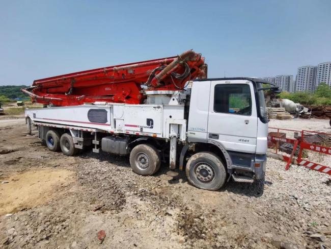 2014 Used Schwing Putzmeister Concrete Pump 56m on Benz for Sale!