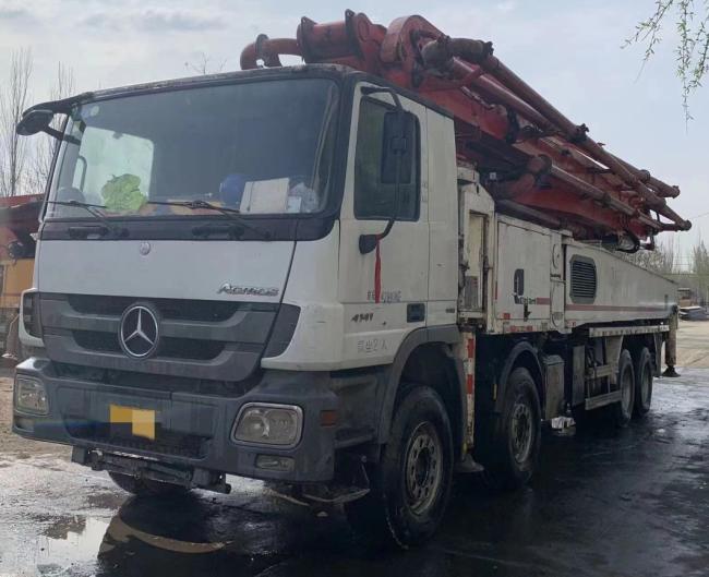 2014 Used Schwing Putzmeister Concrete Pump 56m on Benz for Sale!