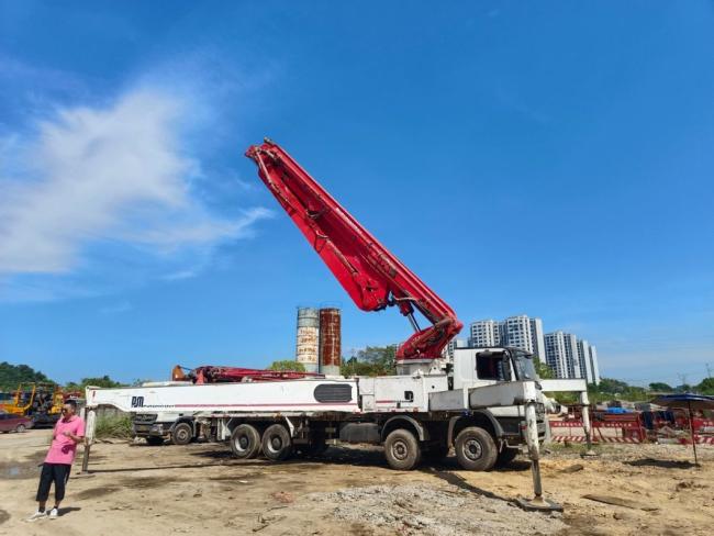 German Made Original Putzmeister Used 56m Concrete Pump