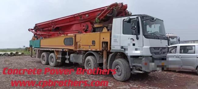 Cheap Putzmeister 56 Meter on Benz Chassis Concrete Pump Truck