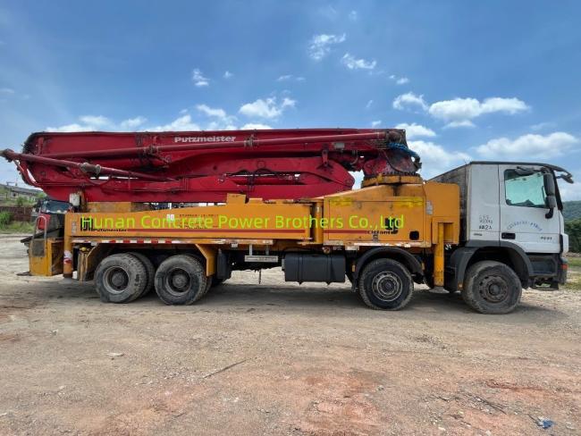 2012 Putzmeister 46m Truck Mounted Pump Used Concrete Boom Pump