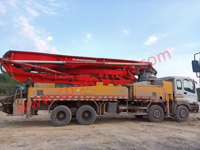 Second Hand Putzmeister 46m Used Concrete Pump Truck