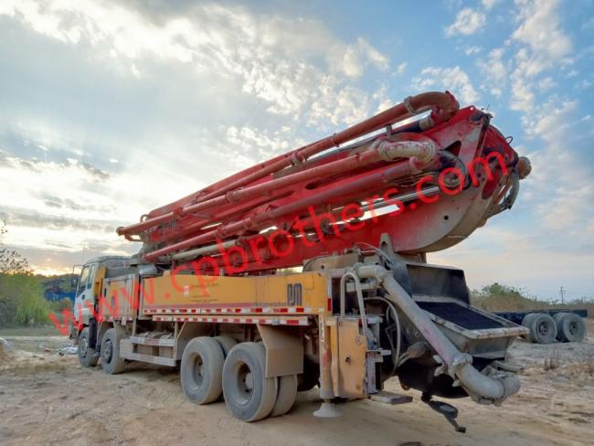 Second Hand Putzmeister 46m Used Concrete Pump Truck
