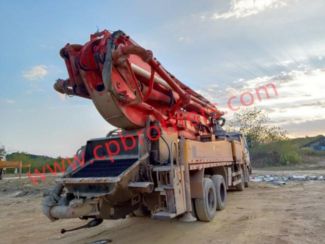 Second Hand Putzmeister 46m Used Concrete Pump Truck