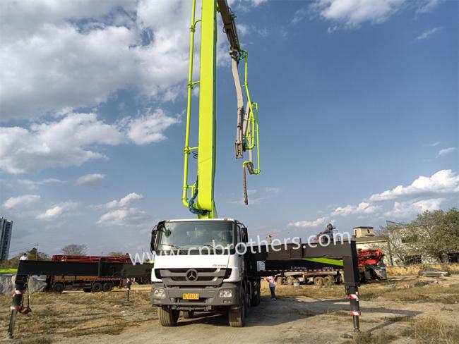 Second Hand 2013 Zml 56m Concrete Pump Truck Mercedes Benz