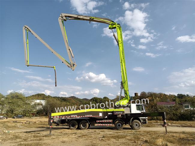 Second Hand 2013 Zml 56m Concrete Pump Truck Mercedes Benz