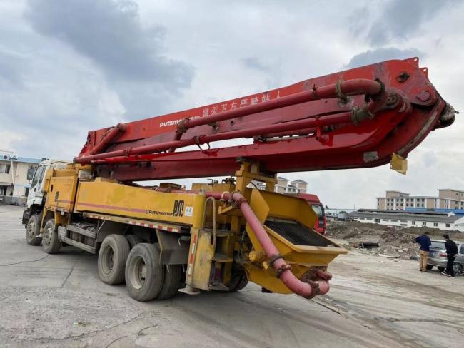 Second Hand Construction Machine Used Putzmeister 42 Meter Concrete Pump Truck