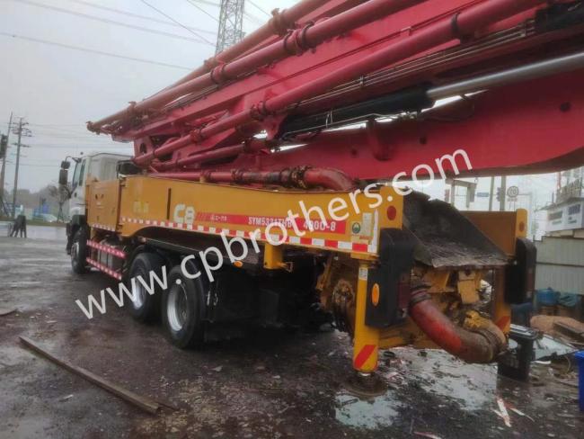 2018 49m Used Concrete Boom Pump Heavy Equipment