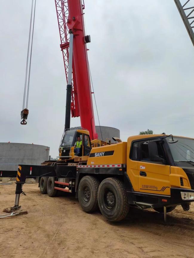 All-Terrain Hydraulic 80ton Used Truck Crane Lifting Equipment Mobile Crane