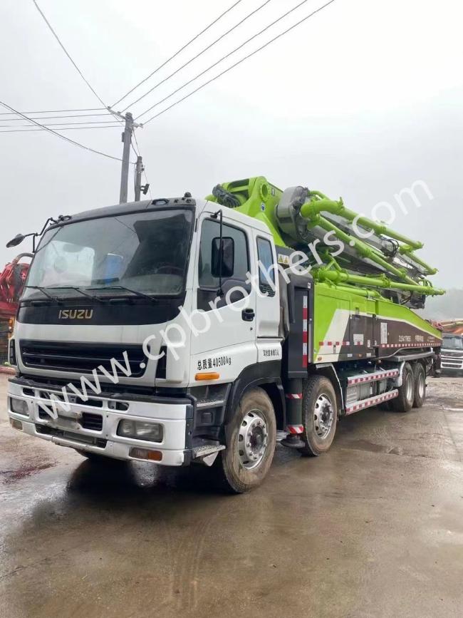 2013 Zoomlion 52m Concrete Boom Pump Truck Mounted Pump