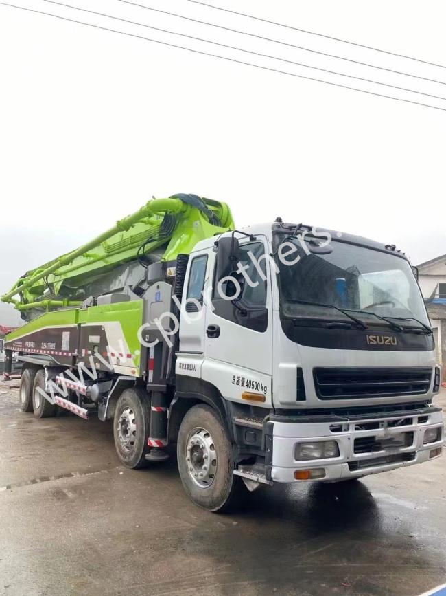 2013 Zoomlion 52m Concrete Boom Pump Truck Mounted Pump