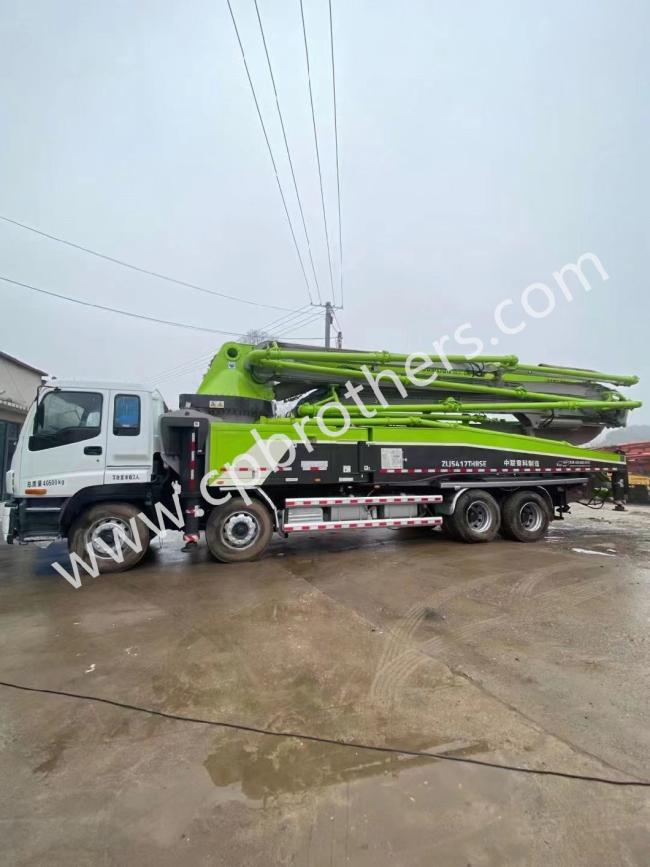 2013 Zoomlion 52m Concrete Boom Pump Truck Mounted Pump