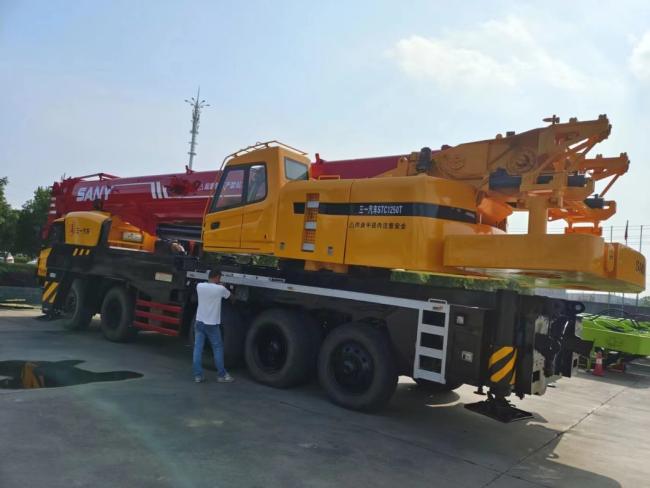 Perfect Original Condition 2015 Sy 125t Truck Crane All Terrain Crane Hydraulic Crane Construction Machinery with New Paint