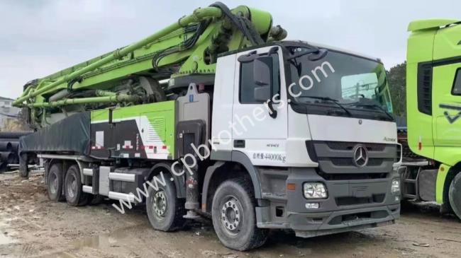 2019 Zoomlion 63m Used Concrete Pump Truck Mercedes Benz